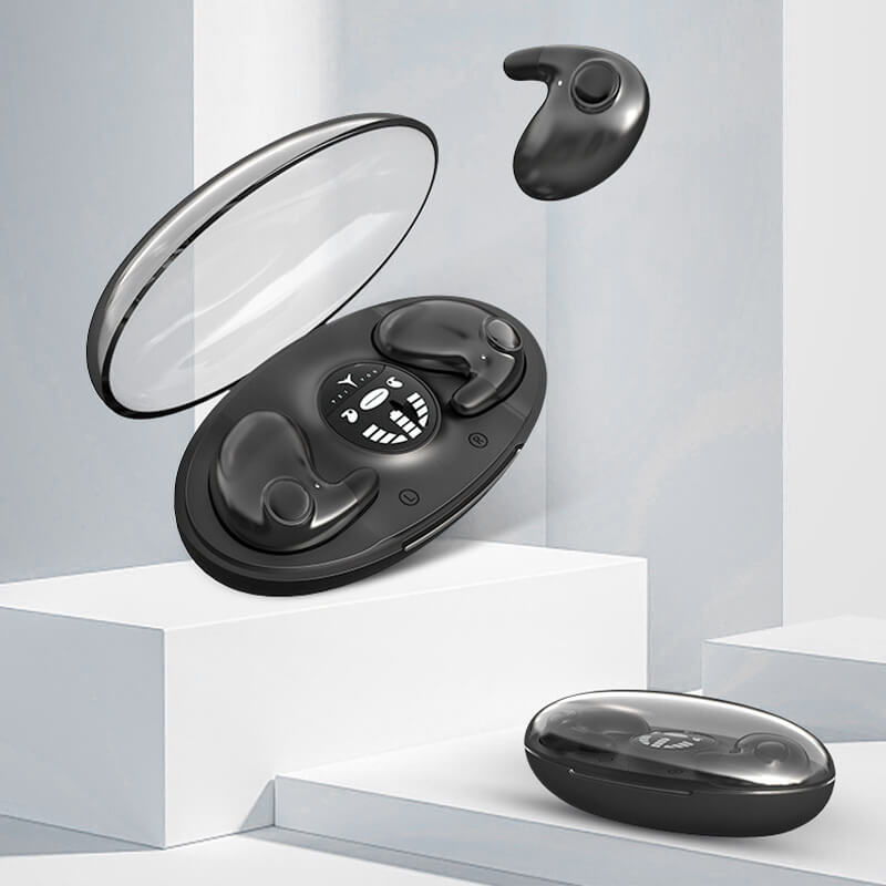 Brehn | Onzichtbare draadloze slaapkoptelefoon Ipx5 waterdicht
