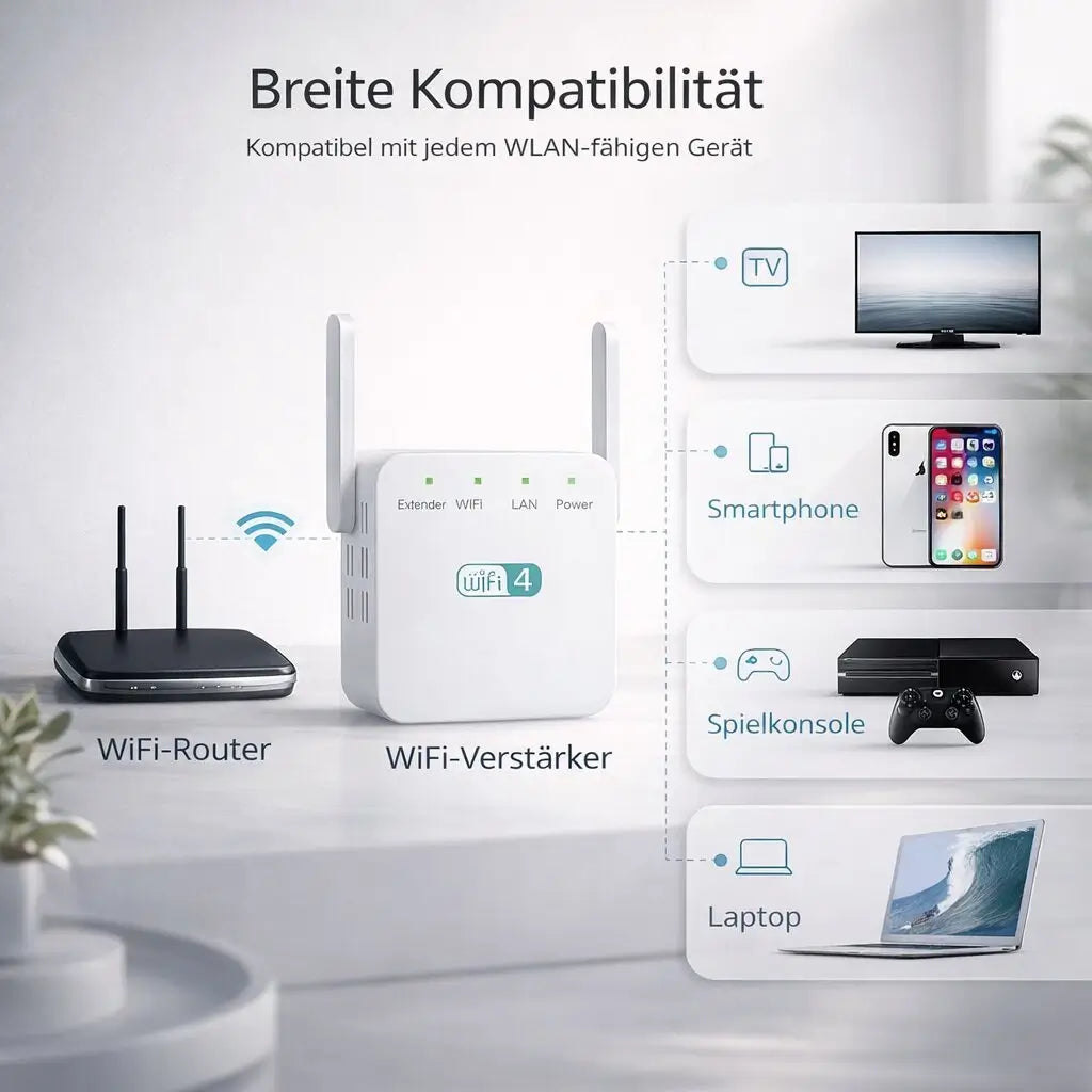 WLAN Versterker & Repeater | Signaalversterker voor WLAN | Netzklar
