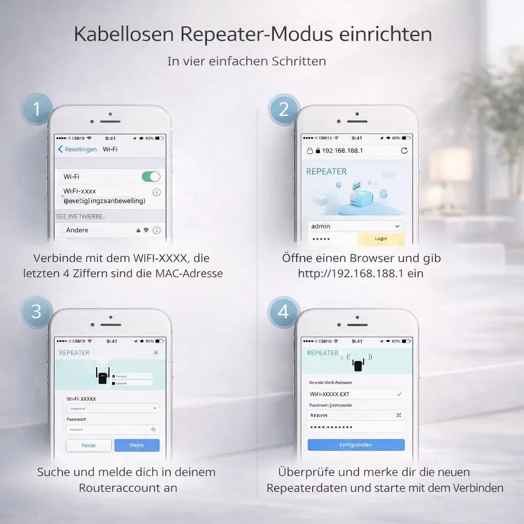 WLAN Versterker & Repeater | Signaalversterker voor WLAN | Netzklar