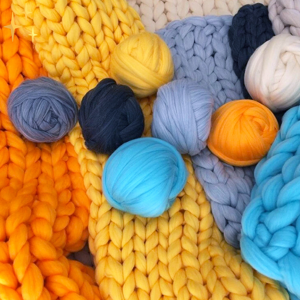 1000 Gram XXL Chunky Breigaren - LuxaWool