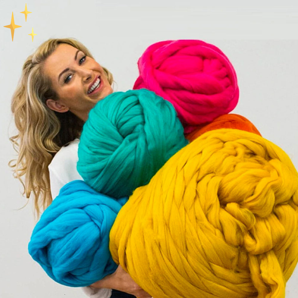 1000 Gram XXL Chunky Breigaren - LuxaWool