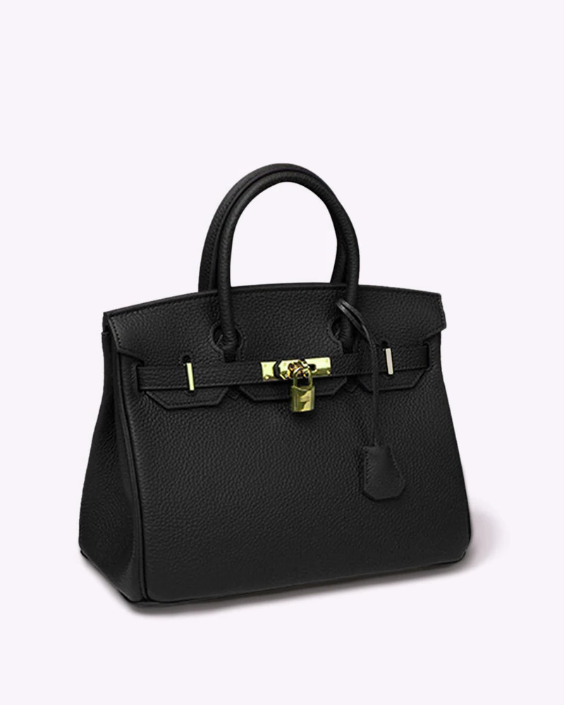 Dames Luxe Leren Tote - Elegante Handtas voor Werk & Reizen