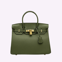 Dames Luxe Leren Tote - Elegante Handtas voor Werk & Reizen