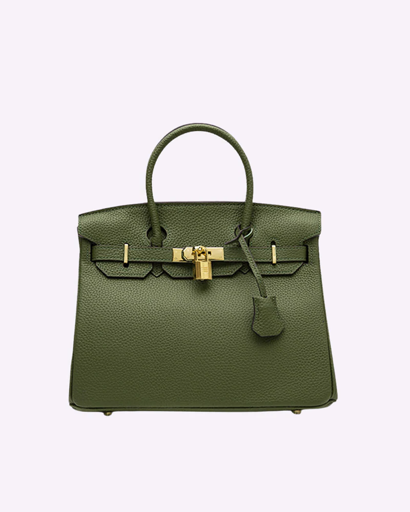 Dames Luxe Leren Tote - Elegante Handtas voor Werk & Reizen