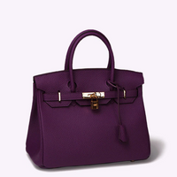 Dames Luxe Leren Tote - Elegante Handtas voor Werk & Reizen