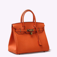 Dames Luxe Leren Tote - Elegante Handtas voor Werk & Reizen