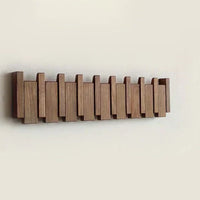 HarmonyCoat Pianokapstok | Muurmontage met Haken | Massief Hout