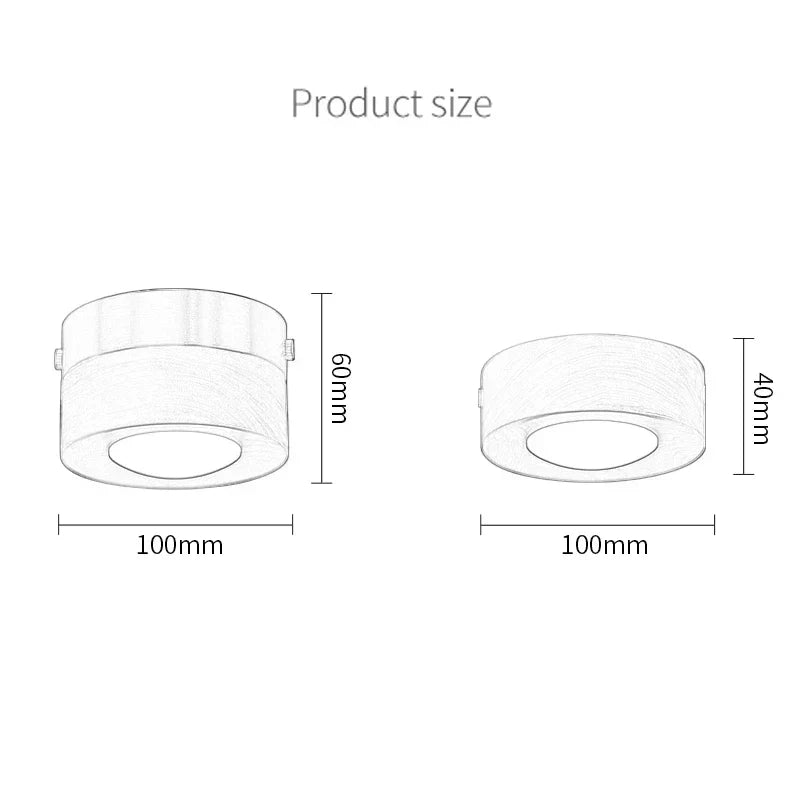 Houten LED Plafondlamp met Walnootafwerking en Minimalistisch Rond Ontwerp