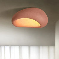 LED plafondlamp in wabi-sabi stijl – decoratieve organische plafonnière
