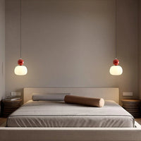 Moderne hanglamp met decoratief sferisch element