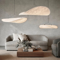 Japandi design hanglamp in de vorm van een verlengd paneel – moderne elegantie