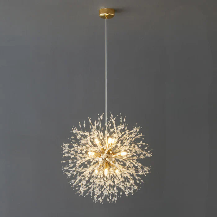 Exclusieve kroonluchter met kristallen – Elegante plafondlamp voor verfijnde interieurs