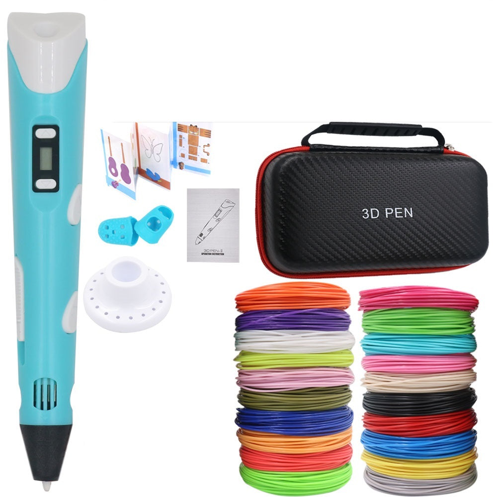 3D Print Pen DIY Tekenpen met 200M PLA Filament Kinderen Cadeau