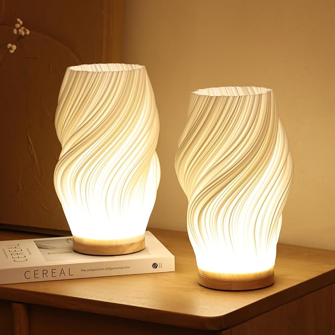 LED Tafellamp in Spiraalvorm