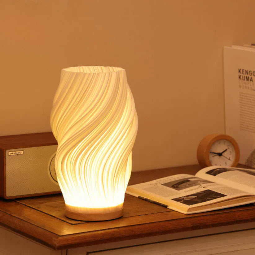 LED Tafellamp in Spiraalvorm