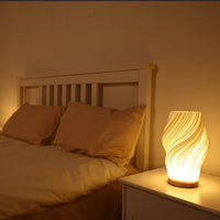 LED Tafellamp in Spiraalvorm