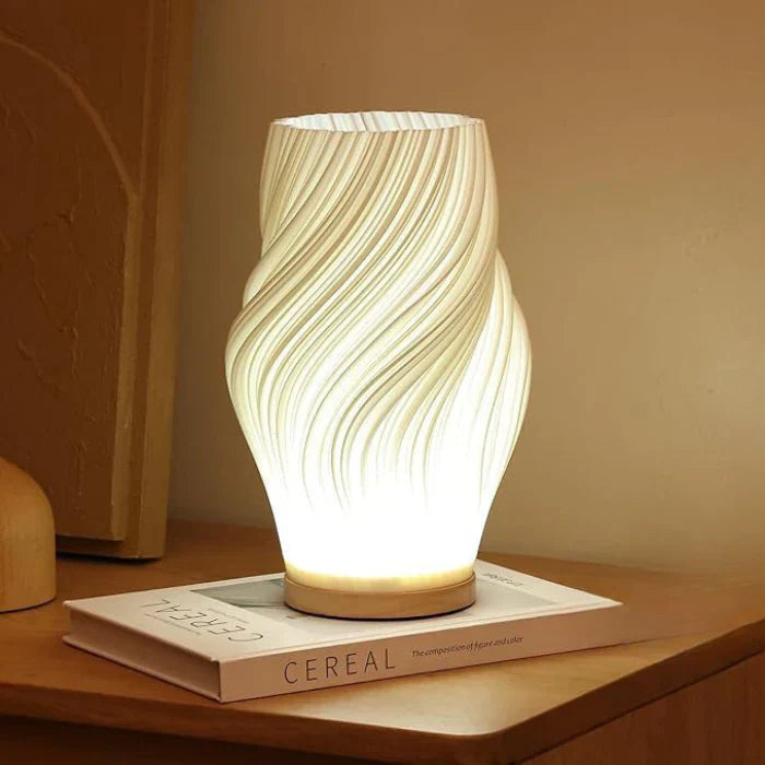 LED Tafellamp in Spiraalvorm