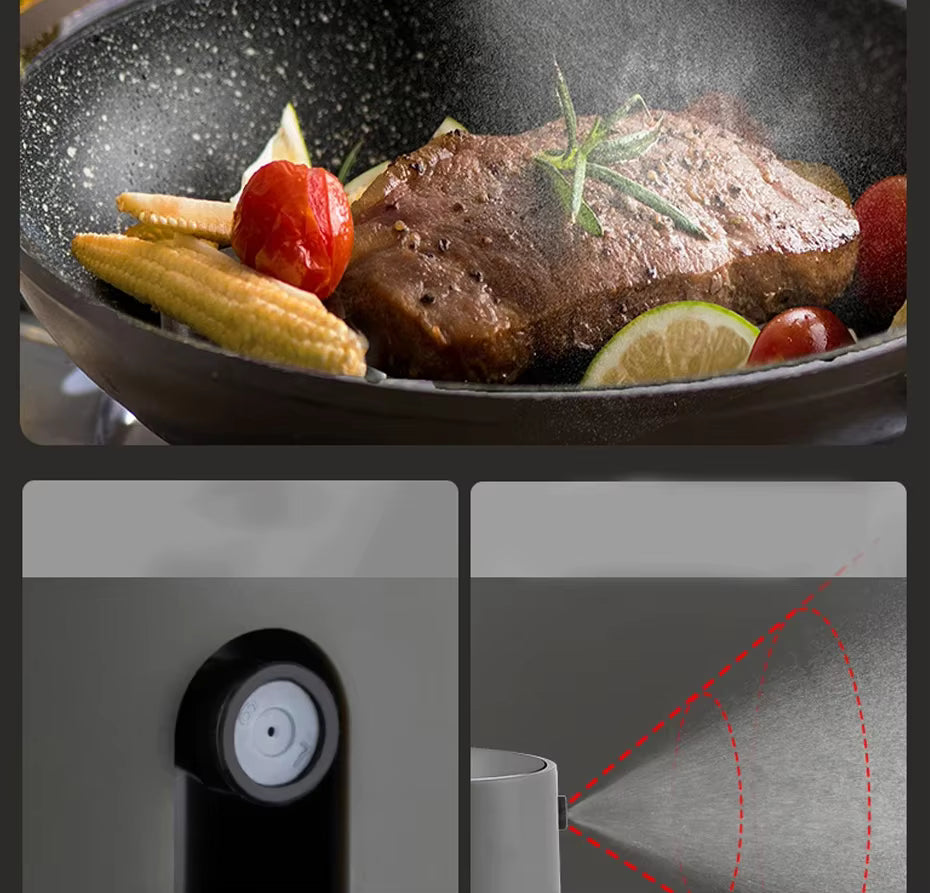 Gourmet Mist 250ml Hoge Borosilicaatglas Olie Sprayfles – Perfect voor Gezond Koken