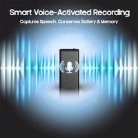 LumenWhisp Ultra Compact Stem Geactiveerde Recorder Mini Draagbaar