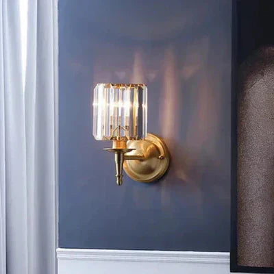 Elegante Wandlamp in Kristal in Glamourstijl