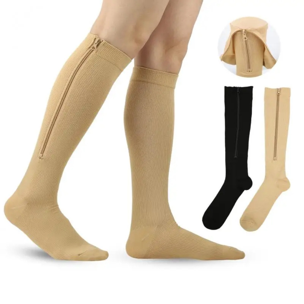 Compressiekousen 2.0 Met Rits | Verbeterd Comfort